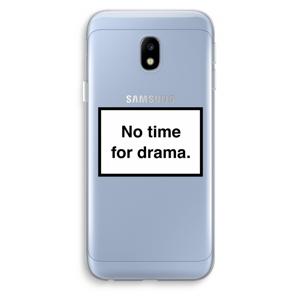 No drama: Samsung Galaxy J3 (2017) Transparant Hoesje