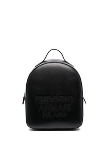 Emporio Armani sac à dos à logo brodé - Noir