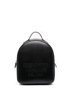 Emporio Armani sac à dos à logo brodé - Noir - thumbnail