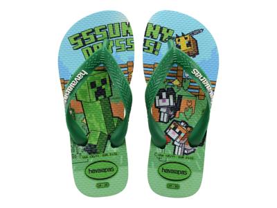 Havaianas Kids Minecraft green Groen maat 3536