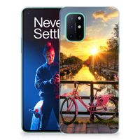 OnePlus 8T Siliconen Back Cover Amsterdamse Grachten