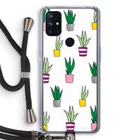 Sanseveria: OnePlus Nord N10 5G Transparant Hoesje met koord