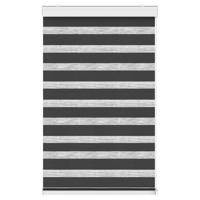 Leen Bakker - Fenstr Duo-rolgordijn Antraciet - 120x240 Cm - Polyester - Grijs