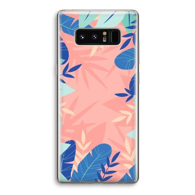 Tropisch: Samsung Galaxy Note 8 Transparant Hoesje