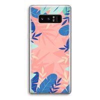 Tropisch: Samsung Galaxy Note 8 Transparant Hoesje