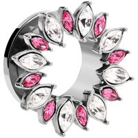 Jeweled Flesh Tunnel Chirurgisch Staal 316L Tunnels & Plugs