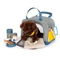 Small Foot - knuffel hond met draagtas en verzorgingsset