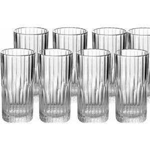 Duralex Longdrinkglazen Manhattan - 18x stuks - glas - 305 ml - Koffie/thee glazen