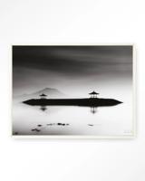 Urban Cotton Wandkleed 'Harmony Bali' 80 x 110cm in Floating Frame - off white