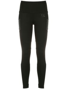 Ea7 Emporio Armani legging à bandes contrastantes - Noir