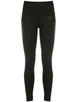 Ea7 Emporio Armani legging à bandes contrastantes - Noir