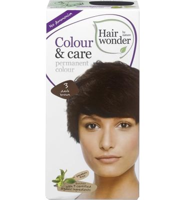 Hairwonder Hairwonder Colour & Care 3 Dark Brown (100ml)