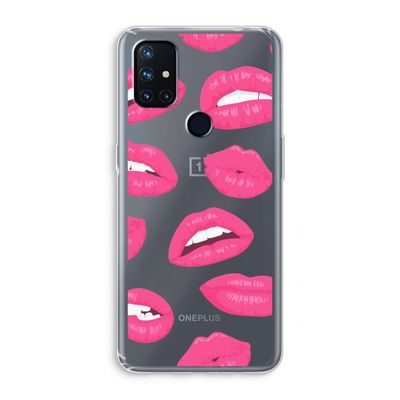 Bite my lip: OnePlus Nord N10 5G Transparant Hoesje
