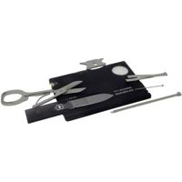 Victorinox SwissCard Lite 0.7333.T3 Zakgereedschapsset Aantal functies 13 Onyx (transparant)