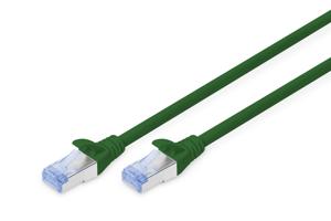 Digitus DK-1532-150/G RJ45 Netwerkkabel, patchkabel CAT 5, CAT 5e SF/UTP 15 m Groen PVC-mantel, Afgeschermd (dubbel), Meerdradig 1 stuk(s)