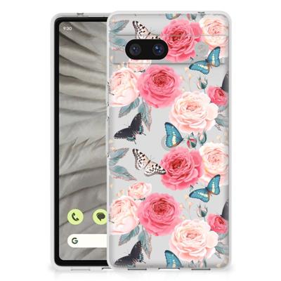 Google Pixel 7A | TPU Case | Butterfly Roses Google Pixel 7A | TPU Case | Butterfly Roses