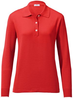 Polotrui 100% scheerwol, model Isolde Van Peter Hahn rood