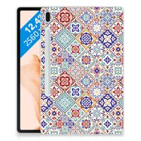 Samsung Galaxy Tab S7FE Tablet Back Cover Tiles Color