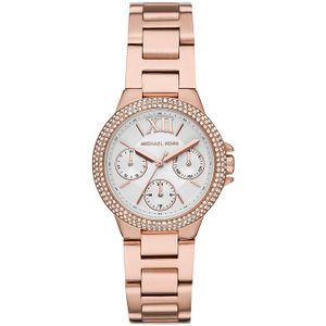 Michael Kors MK6845 Horloge Camille staal rosekleurig 33 mm