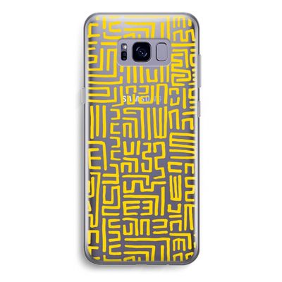 Majorelle Blue Print: Samsung Galaxy S8 Plus Transparant Hoesje