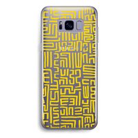 Majorelle Blue Print: Samsung Galaxy S8 Plus Transparant Hoesje