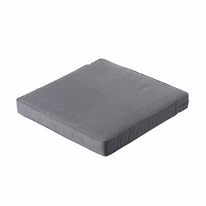 Madison loungekussen Oxford 60 x 60 x 8 cm polykatoen grijs
