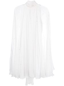 MANURI Ama crystal-embellished dress - Blanc