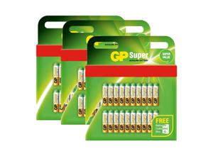 60 GP super alkaline AAA batterijen