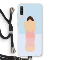 Mirror: Samsung Galaxy A70 Transparant Hoesje met koord
