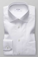 ETON Classic Fit Overhemd wit, Effen