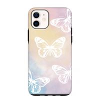 White butterfly: iPhone 12 mini Tough Case