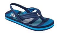 REEF Little Ahi Slipper Kinderen Deep Sea Stripes 12T REEF Little Ahi Slipper Kinderen Deep Sea Stripes 12T