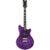 EVH SA-126QM Special Transparent Purple semi-akoestische gitaar met koffer