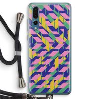 Skew Blush 1: Huawei P20 Pro Transparant Hoesje met koord