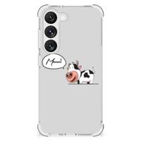 Samsung Galaxy S23 Stevig | Bumper Hoesje | Cow