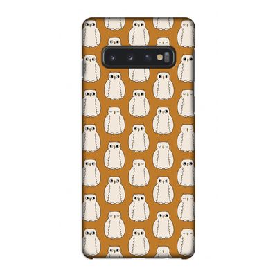 Uilen: Samsung Galaxy S10 4G Volledig Geprint Hoesje