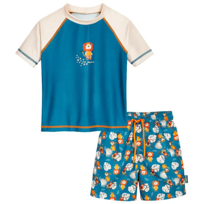 Playshoes zwemset Jungle Petrol-98-104 Playshoes zwemset Jungle Petrol-98-104