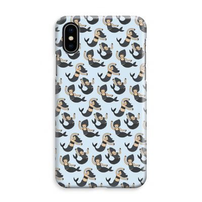 Zeemeermin: iPhone XS Max Volledig Geprint Hoesje