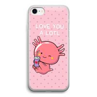 Love You A Lotl: iPhone SE 2020 Transparant Hoesje