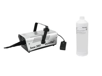 EUROLITE Set Snow 3001 Snow Machine + Snow Fluid 1l