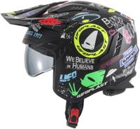 UFO PLAST Helmet sheratan xs matt graphic