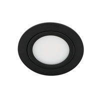 Bella LED spot kantelbaar 5Watt rond ZWART IP65 dimbaar