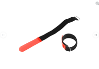 Adam Hall Kabelbinder 500 x 50 VR5050 rood, geel, blauw, zwart