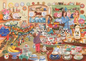 Bulls in a China Shop Puzzel 1000 Stukjes