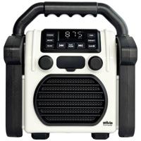 Silva Schneider BR 230 BT offwhite Bouwradio FM USB, Bluetooth Wekfunctie, Acculaadfunctie, Oplaadbaar, Spatwaterbestendig Wit - thumbnail