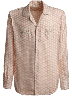 Bally chemise Pennant en soie - Rose