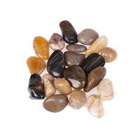 Kleurmix decoratie/hobby stenen/kiezelstenen 350 gram / 1 a 2 cm   - - thumbnail