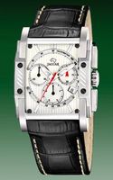 Horlogeband Jaguar J644 / J645-3 Leder Zwart 26mm - thumbnail