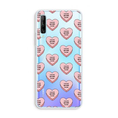 Chicks before dicks: Huawei P Smart Pro Transparant Hoesje