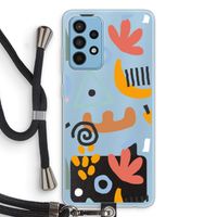 Abstract: Samsung Galaxy A52 Transparant Hoesje met koord